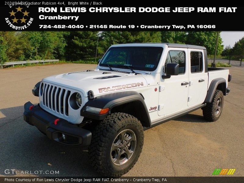 Bright White / Black 2021 Jeep Gladiator Rubicon 4x4