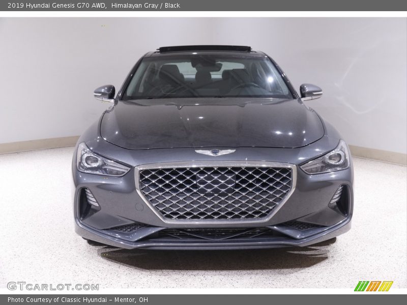 Himalayan Gray / Black 2019 Hyundai Genesis G70 AWD
