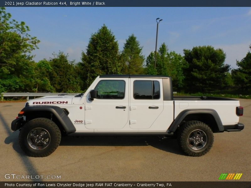 Bright White / Black 2021 Jeep Gladiator Rubicon 4x4