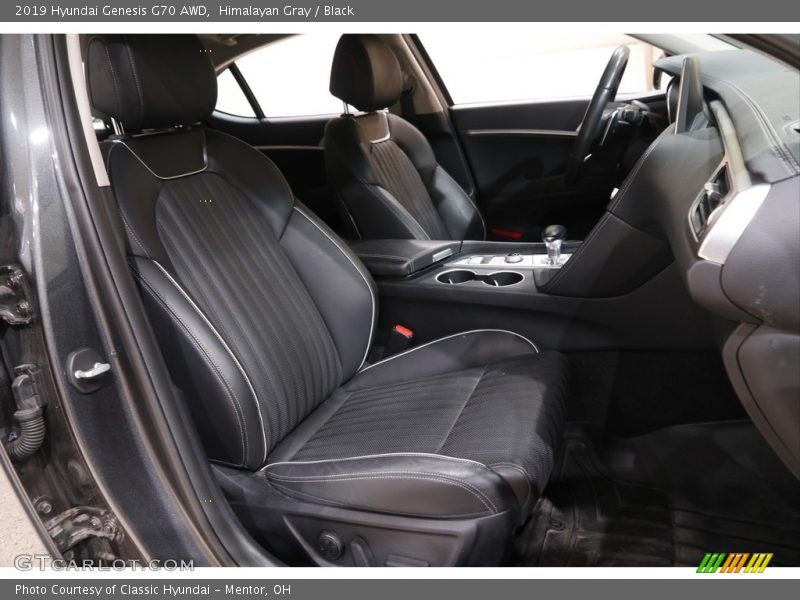 Front Seat of 2019 Genesis G70 AWD