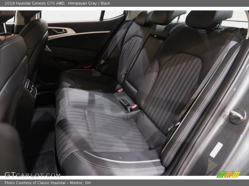 Rear Seat of 2019 Genesis G70 AWD