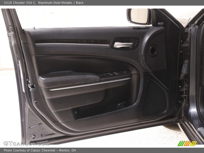 Maximum Steel Metallic / Black 2016 Chrysler 300 C