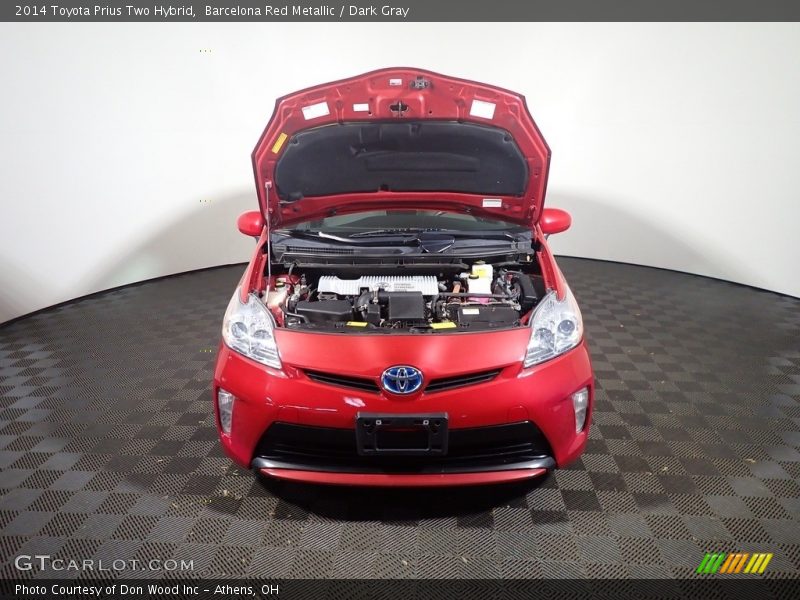 Barcelona Red Metallic / Dark Gray 2014 Toyota Prius Two Hybrid