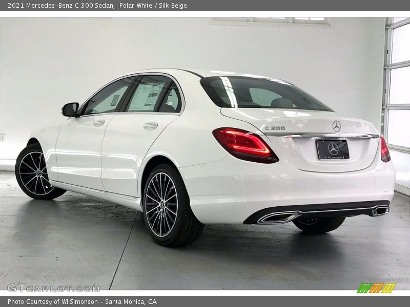Polar White / Silk Beige 2021 Mercedes-Benz C 300 Sedan
