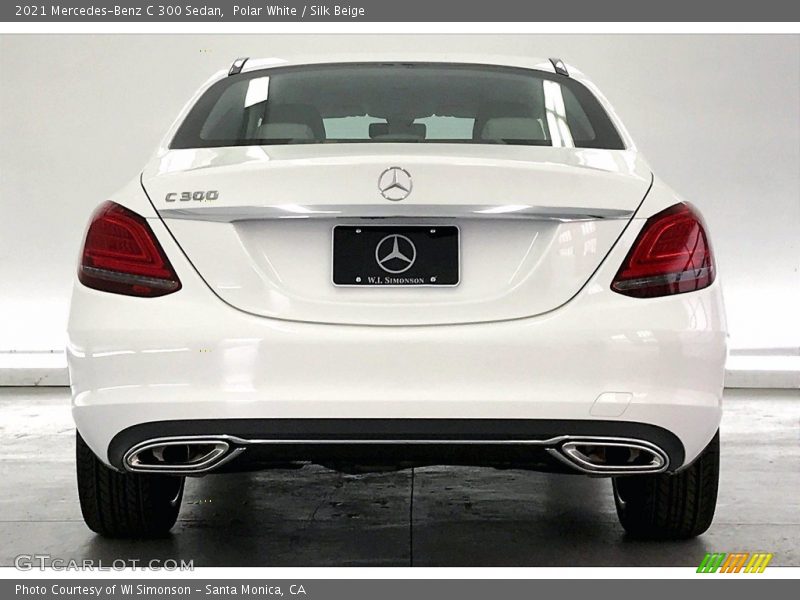 Polar White / Silk Beige 2021 Mercedes-Benz C 300 Sedan