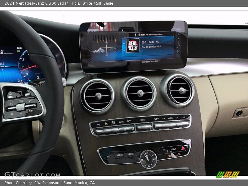 Polar White / Silk Beige 2021 Mercedes-Benz C 300 Sedan