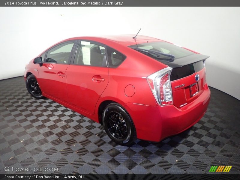 Barcelona Red Metallic / Dark Gray 2014 Toyota Prius Two Hybrid