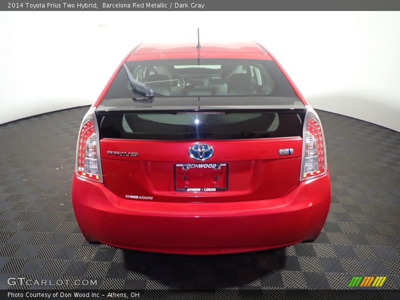 Barcelona Red Metallic / Dark Gray 2014 Toyota Prius Two Hybrid