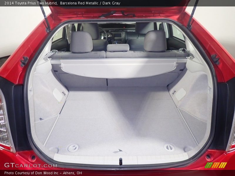 Barcelona Red Metallic / Dark Gray 2014 Toyota Prius Two Hybrid