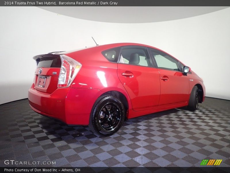 Barcelona Red Metallic / Dark Gray 2014 Toyota Prius Two Hybrid