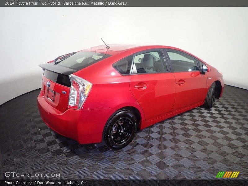 Barcelona Red Metallic / Dark Gray 2014 Toyota Prius Two Hybrid