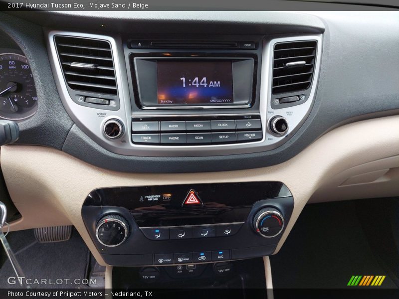 Mojave Sand / Beige 2017 Hyundai Tucson Eco