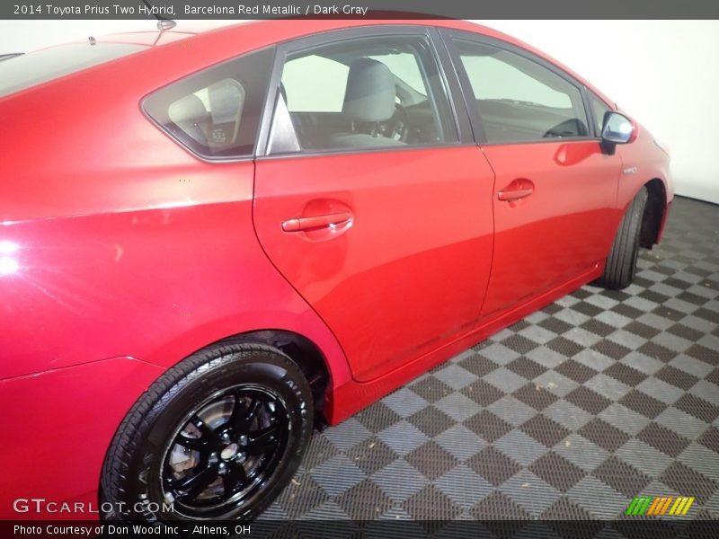 Barcelona Red Metallic / Dark Gray 2014 Toyota Prius Two Hybrid