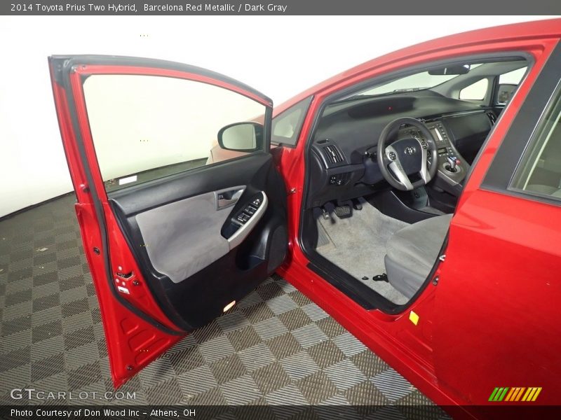 Barcelona Red Metallic / Dark Gray 2014 Toyota Prius Two Hybrid