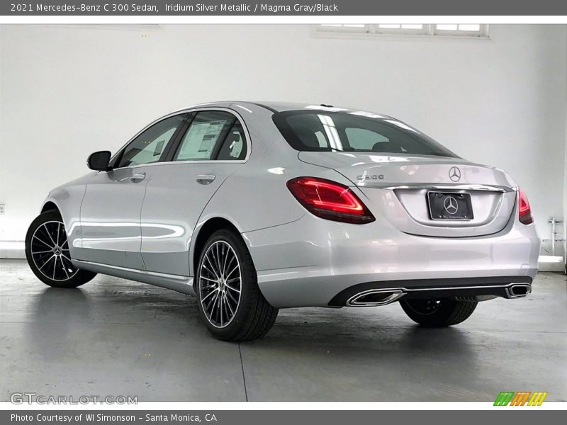 Iridium Silver Metallic / Magma Gray/Black 2021 Mercedes-Benz C 300 Sedan