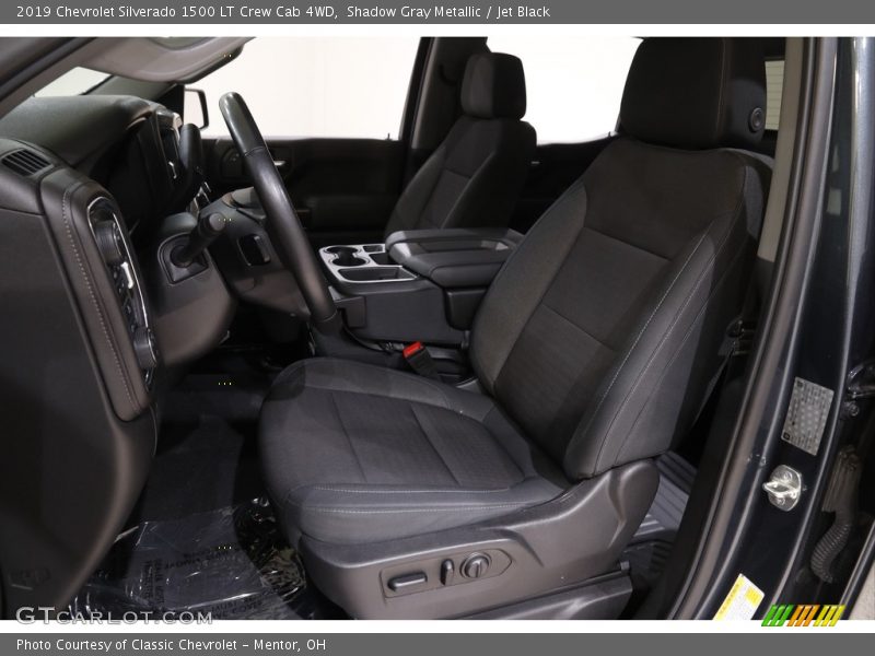 Shadow Gray Metallic / Jet Black 2019 Chevrolet Silverado 1500 LT Crew Cab 4WD