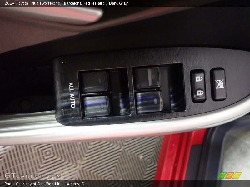 Barcelona Red Metallic / Dark Gray 2014 Toyota Prius Two Hybrid