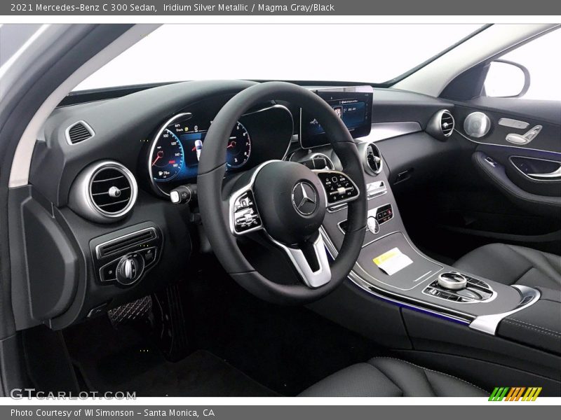 Iridium Silver Metallic / Magma Gray/Black 2021 Mercedes-Benz C 300 Sedan