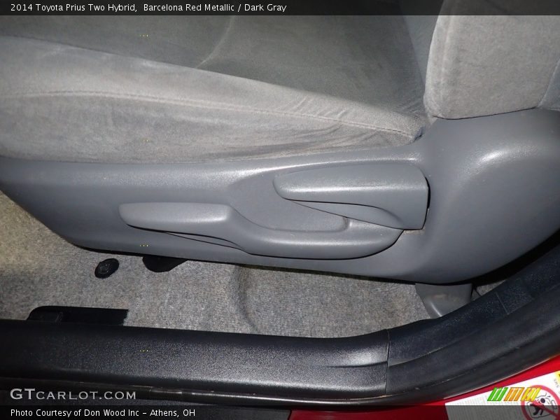 Barcelona Red Metallic / Dark Gray 2014 Toyota Prius Two Hybrid