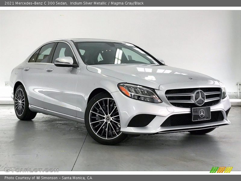 Iridium Silver Metallic / Magma Gray/Black 2021 Mercedes-Benz C 300 Sedan