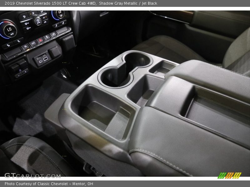 Shadow Gray Metallic / Jet Black 2019 Chevrolet Silverado 1500 LT Crew Cab 4WD