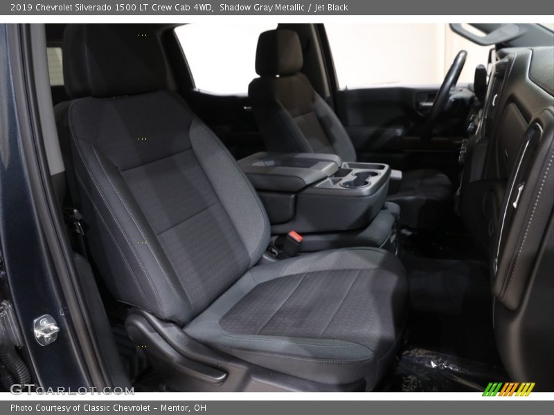 Shadow Gray Metallic / Jet Black 2019 Chevrolet Silverado 1500 LT Crew Cab 4WD
