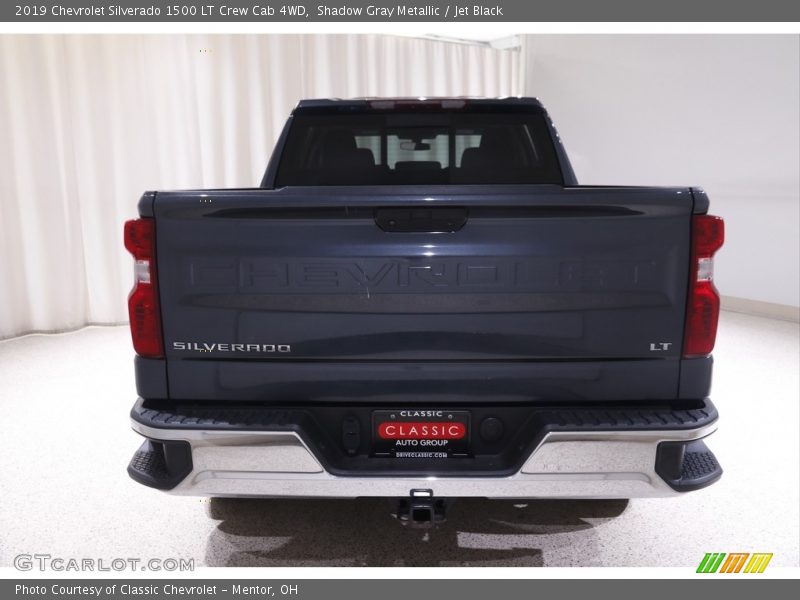 Shadow Gray Metallic / Jet Black 2019 Chevrolet Silverado 1500 LT Crew Cab 4WD