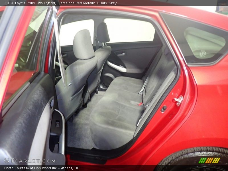 Barcelona Red Metallic / Dark Gray 2014 Toyota Prius Two Hybrid
