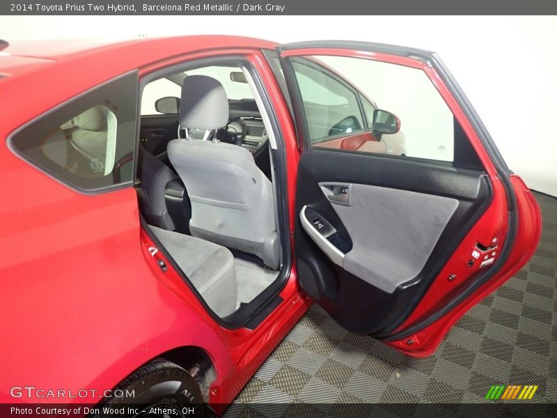 Barcelona Red Metallic / Dark Gray 2014 Toyota Prius Two Hybrid