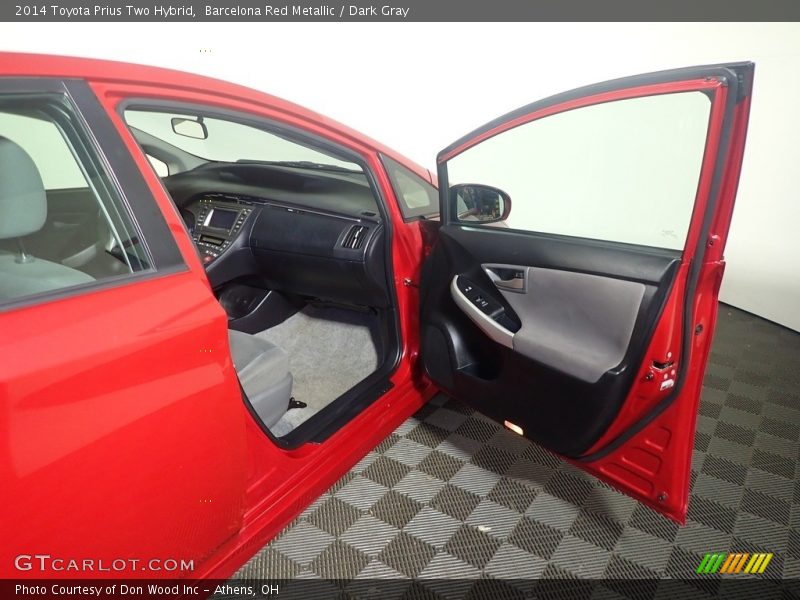 Barcelona Red Metallic / Dark Gray 2014 Toyota Prius Two Hybrid