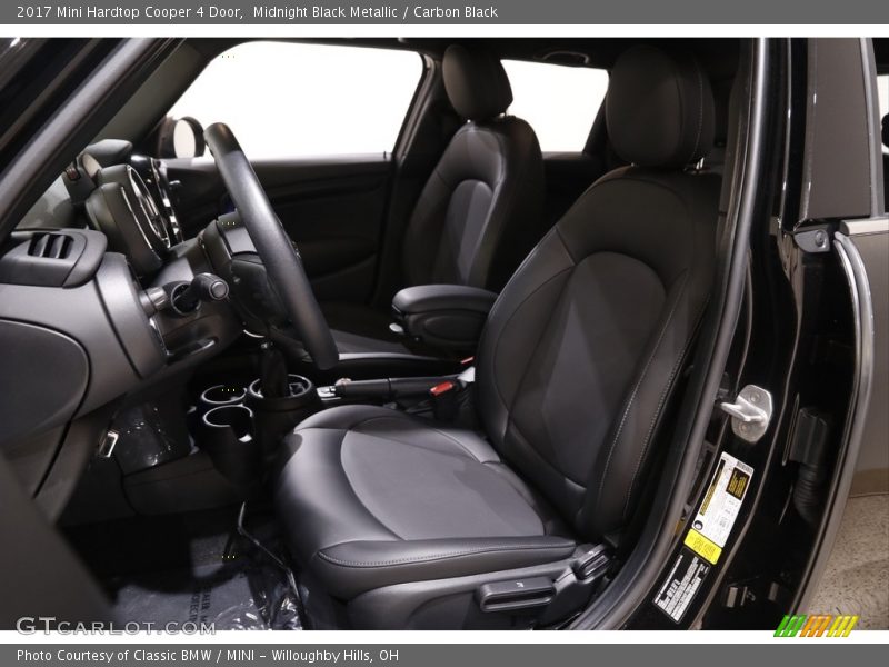 Midnight Black Metallic / Carbon Black 2017 Mini Hardtop Cooper 4 Door