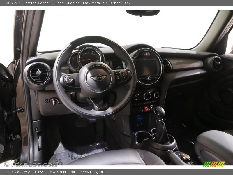Midnight Black Metallic / Carbon Black 2017 Mini Hardtop Cooper 4 Door