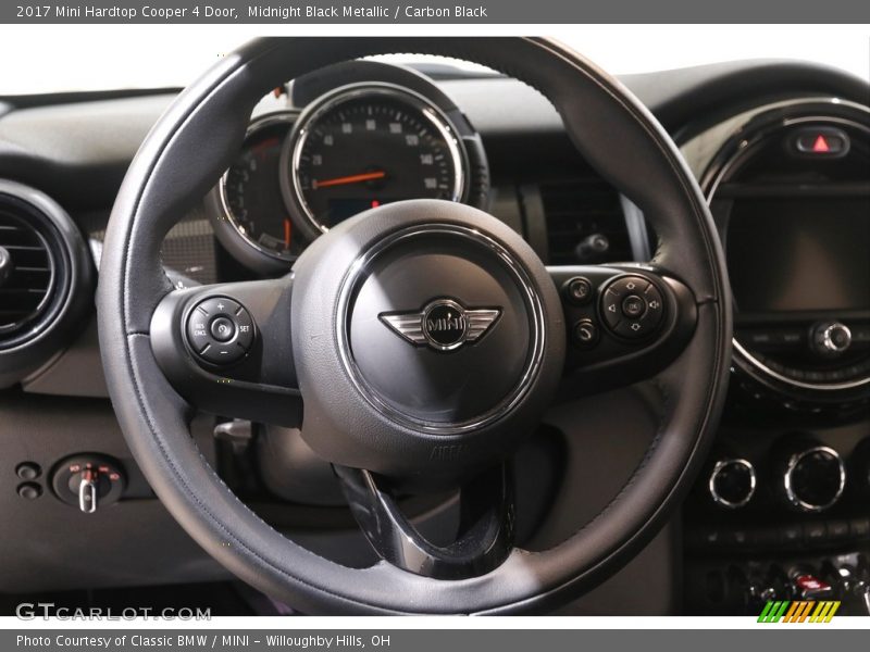 Midnight Black Metallic / Carbon Black 2017 Mini Hardtop Cooper 4 Door
