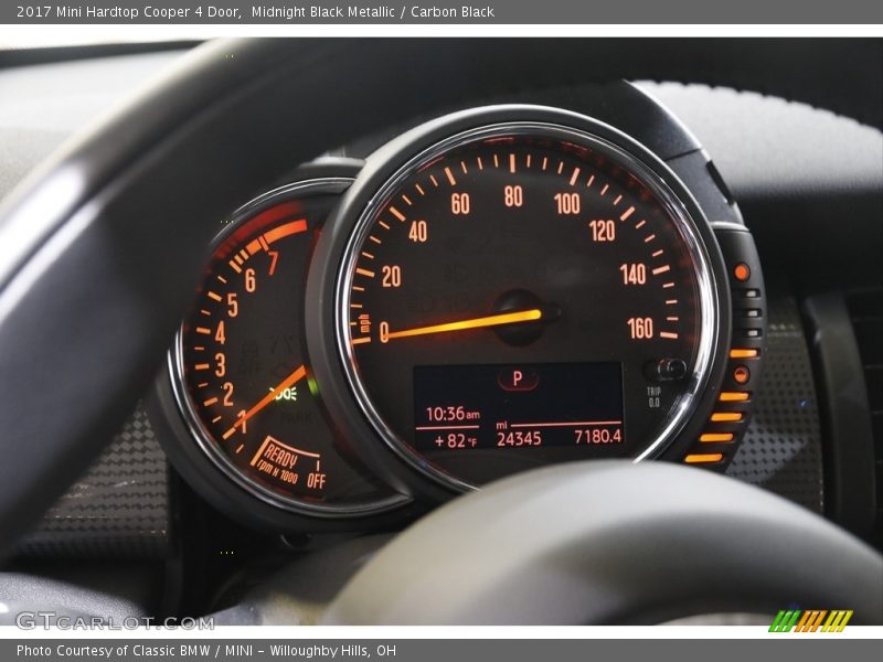 Midnight Black Metallic / Carbon Black 2017 Mini Hardtop Cooper 4 Door