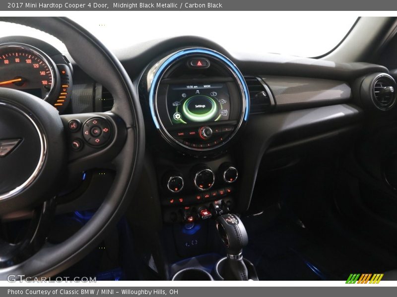 Midnight Black Metallic / Carbon Black 2017 Mini Hardtop Cooper 4 Door