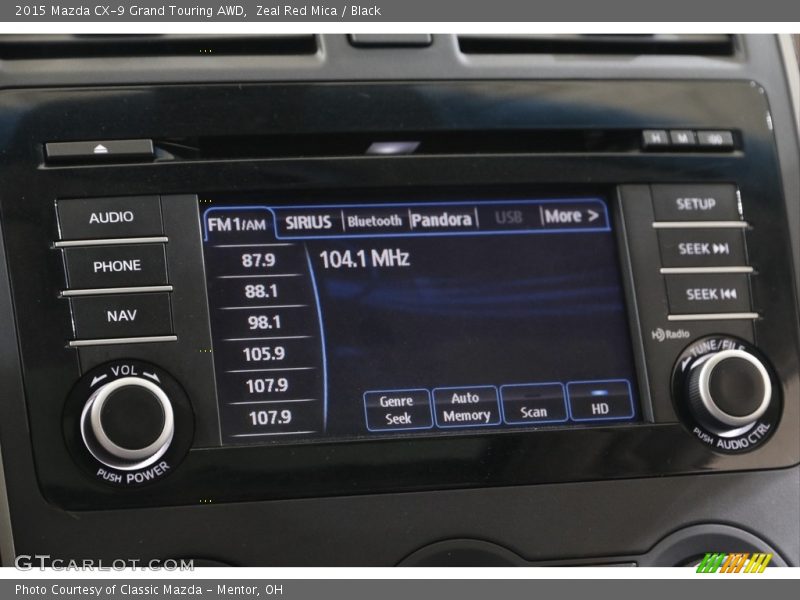 Audio System of 2015 CX-9 Grand Touring AWD