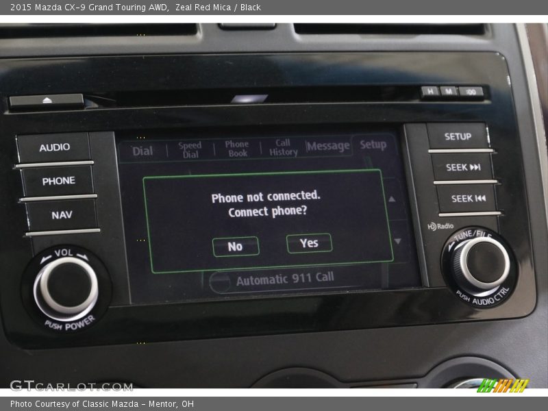 Controls of 2015 CX-9 Grand Touring AWD