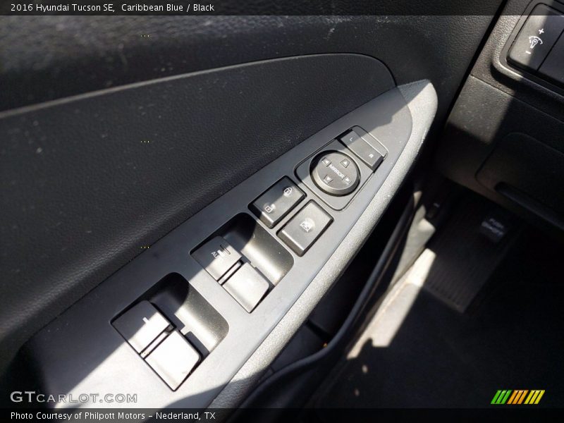 Caribbean Blue / Black 2016 Hyundai Tucson SE