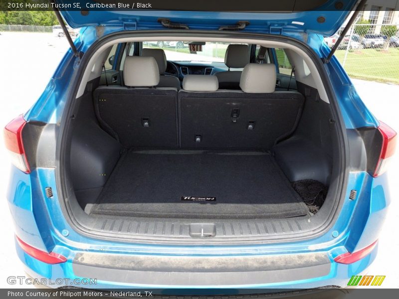 Caribbean Blue / Black 2016 Hyundai Tucson SE