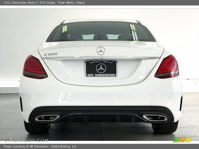 Polar White / Black 2021 Mercedes-Benz C 300 Sedan