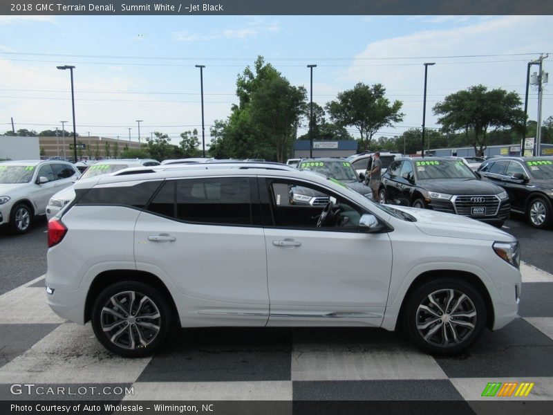 Summit White / ­Jet Black 2018 GMC Terrain Denali
