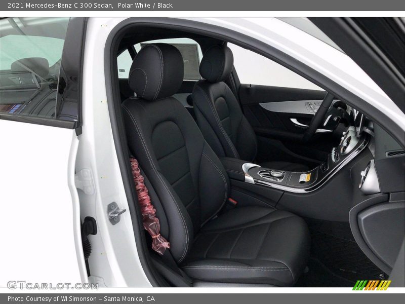 Polar White / Black 2021 Mercedes-Benz C 300 Sedan
