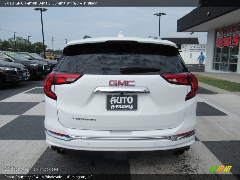 Summit White / ­Jet Black 2018 GMC Terrain Denali
