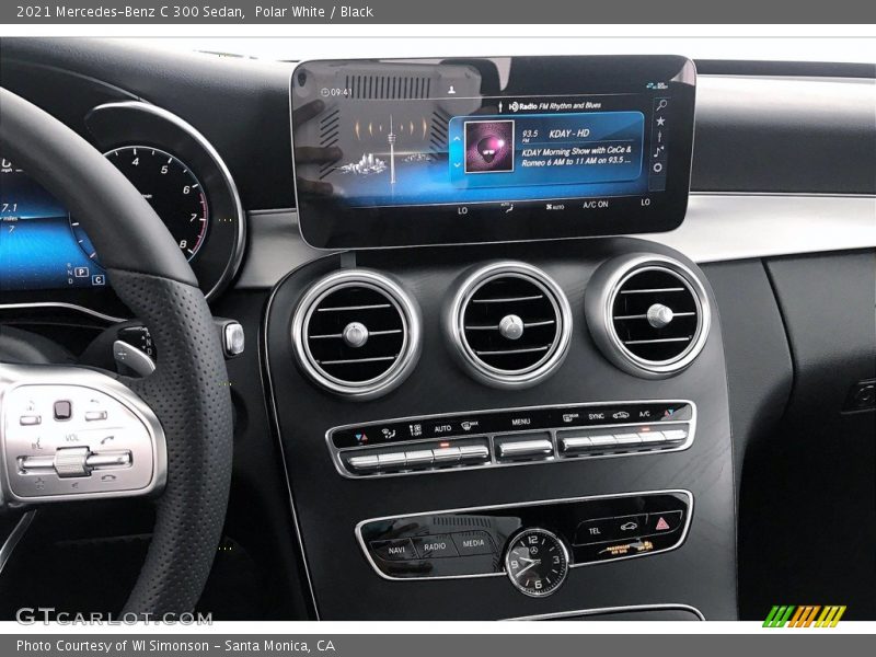 Polar White / Black 2021 Mercedes-Benz C 300 Sedan