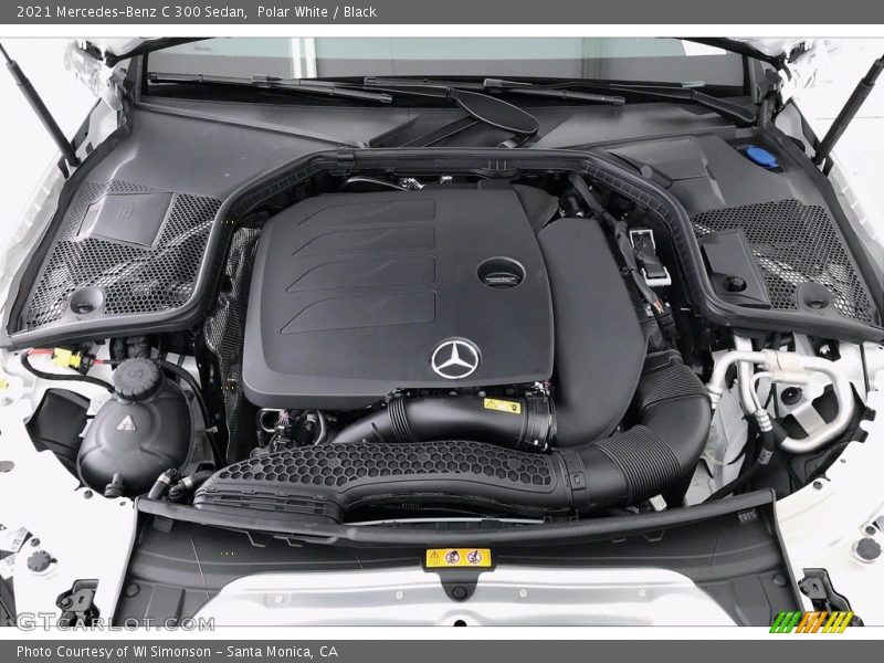 Polar White / Black 2021 Mercedes-Benz C 300 Sedan