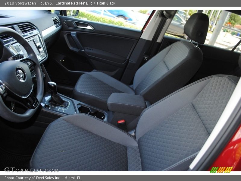 Front Seat of 2018 Tiguan S
