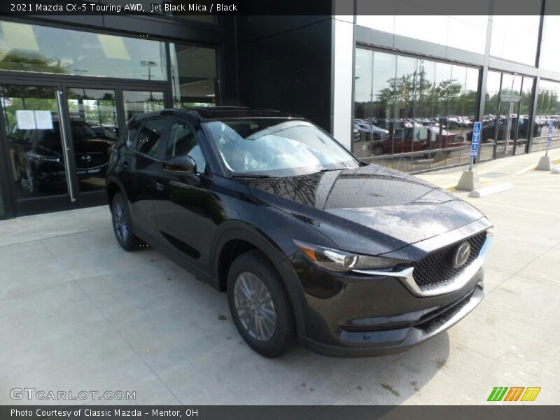 Jet Black Mica / Black 2021 Mazda CX-5 Touring AWD