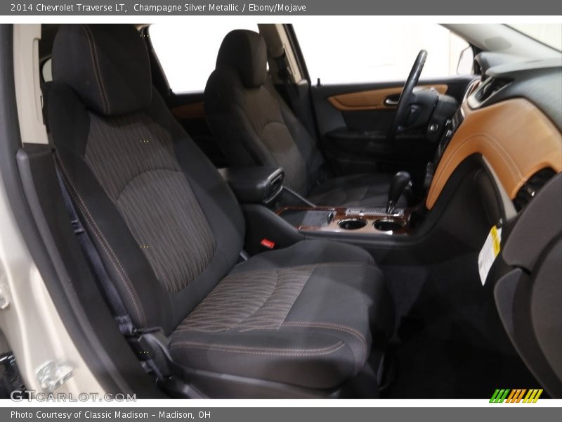 Champagne Silver Metallic / Ebony/Mojave 2014 Chevrolet Traverse LT