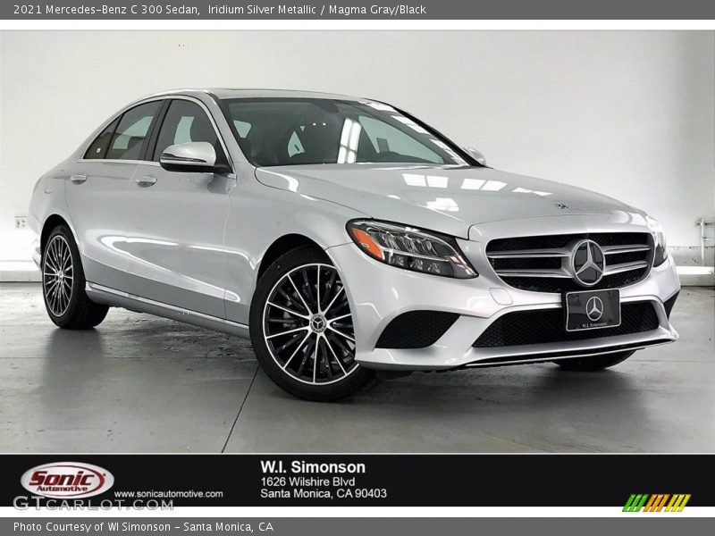 Iridium Silver Metallic / Magma Gray/Black 2021 Mercedes-Benz C 300 Sedan