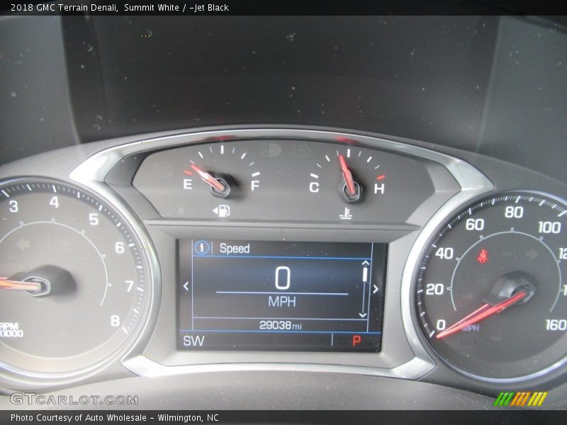 Summit White / ­Jet Black 2018 GMC Terrain Denali